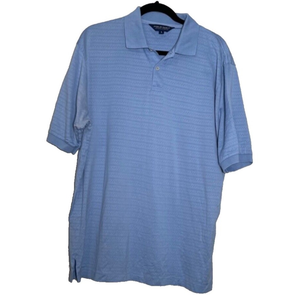 Polo Golf Performance Polo‎ Shirt Men's Large Blue Stretch Ralph Lauren